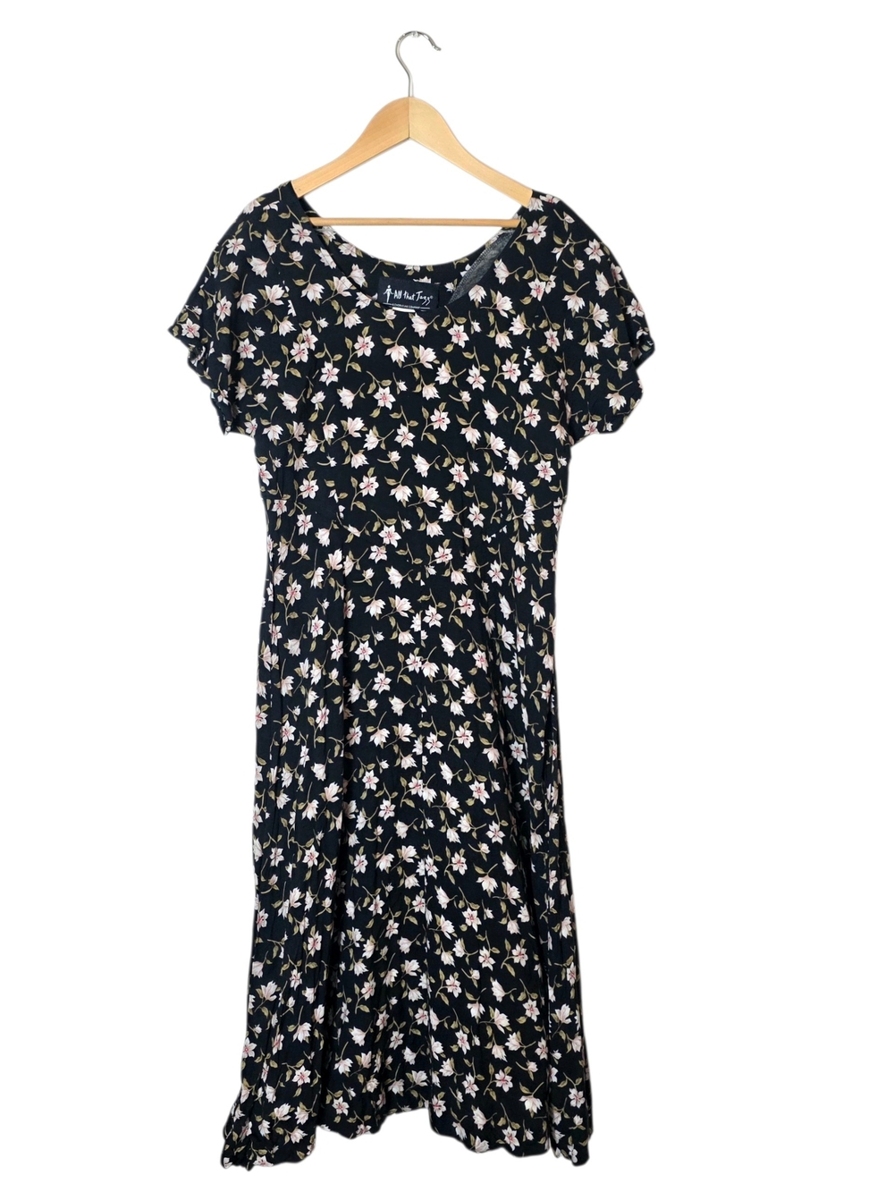 Vintage All That Jazz Floral Dress 9/10 90s Chorus Cottagecore Boho Vacation